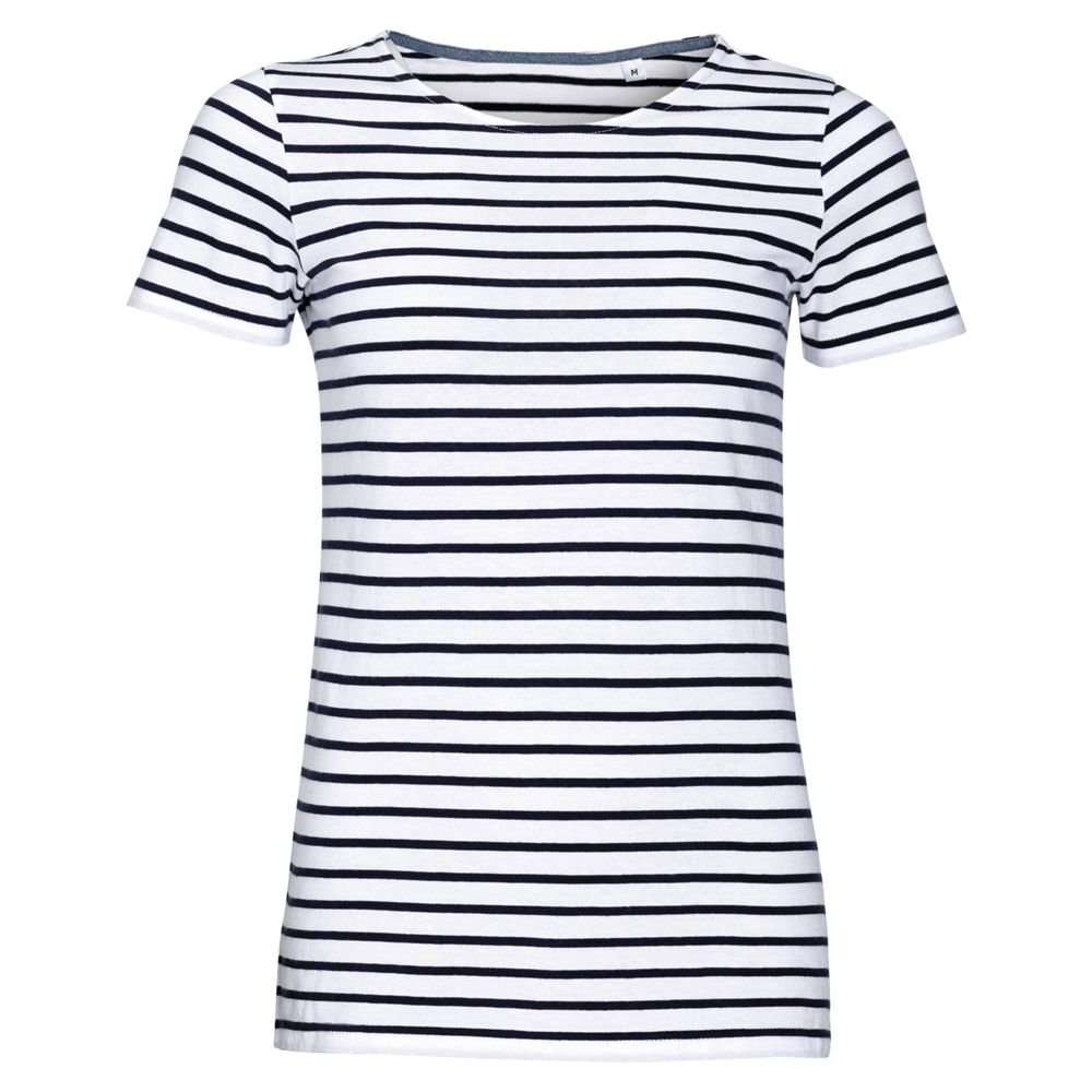 картинка Футболка Miles Women белая с темно-синим от магазина