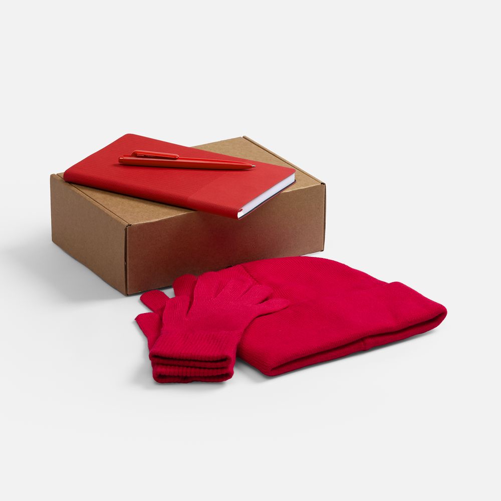 картинка Набор Knit Warm, красный от магазина