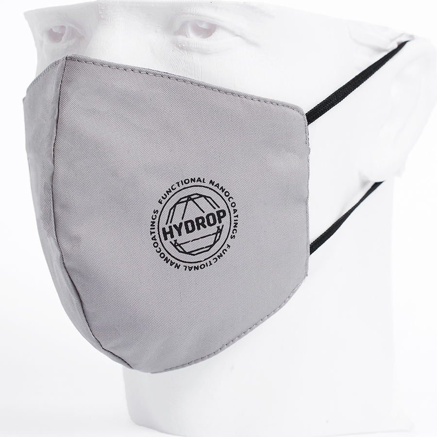 картинка Бесклапанная фильтрующая маска RESPIRATOR 800 HYDROP черная без логотипа в черном пакете от магазина