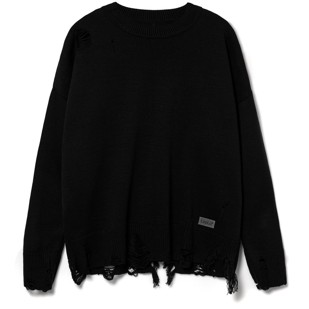 картинка Джемпер оверсайз унисекс Grunge, черный от магазина