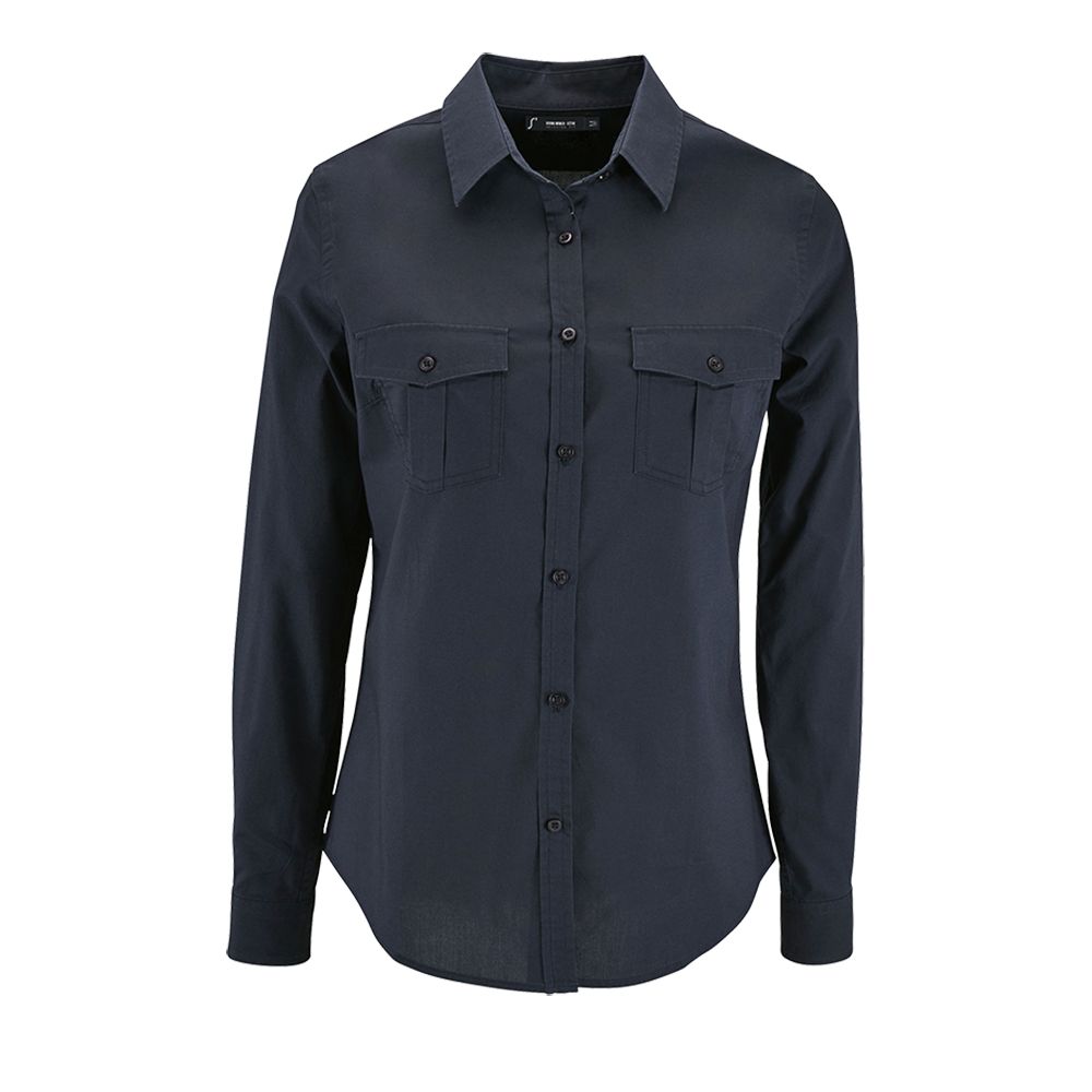 картинка Рубашка женская Burma Women, темно-синяя от магазина