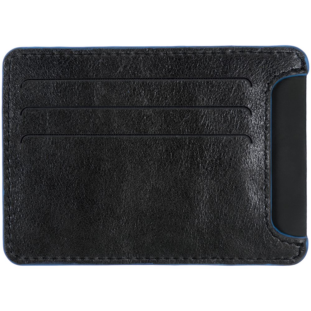 картинка Чехол для карточек Arrival, черный с синим от магазина