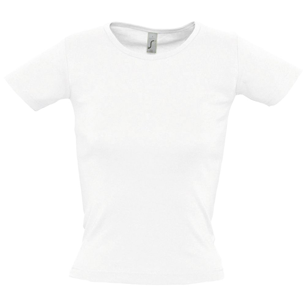 картинка Футболка женская с круглым вырезом Lady 220 белая от магазина