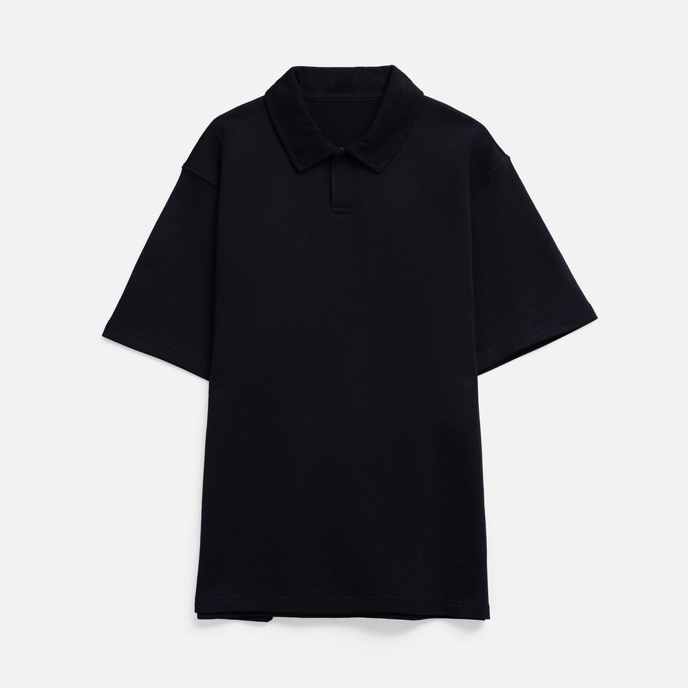 картинка Рубашка поло унисекс Tiimi, черная от магазина