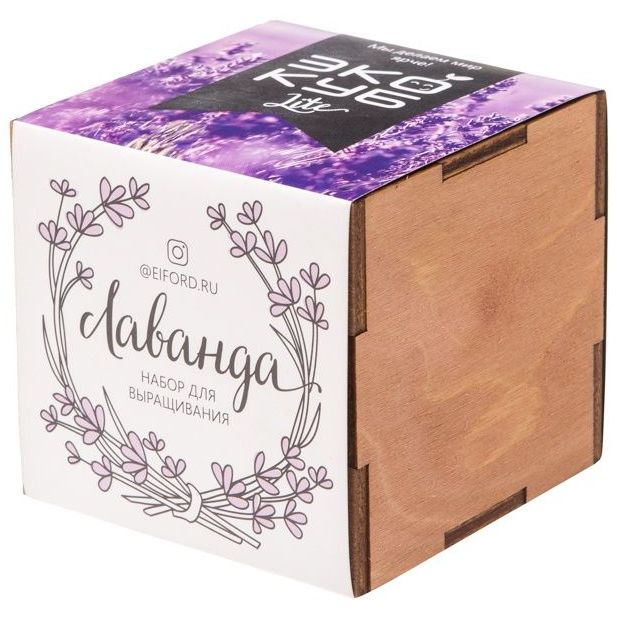 картинка Набор для выращивания «Экокуб Lite», лаванда от магазина