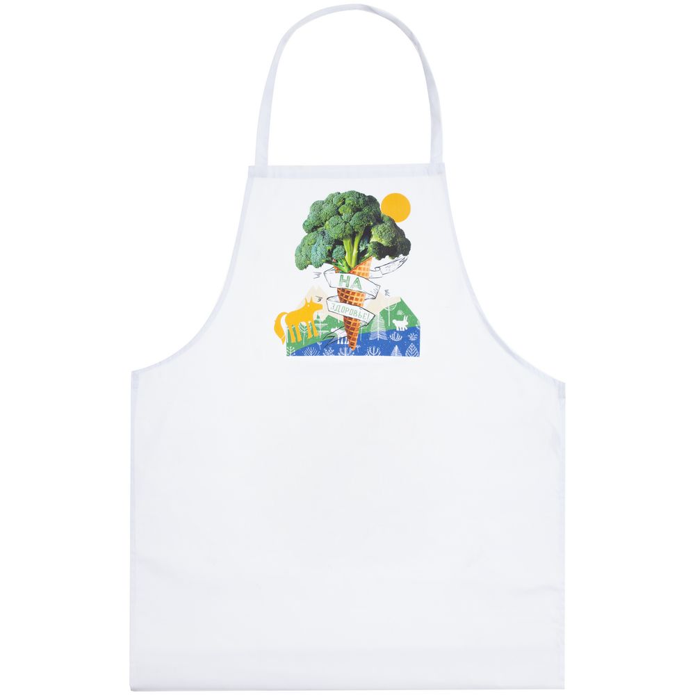 картинка Фартук «На здоровье!», белый от магазина