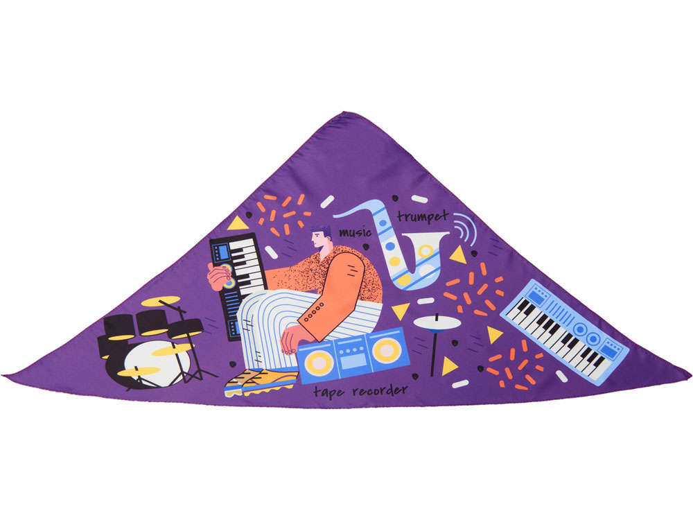 картинка Треугольная бандана с возможностью полноцветной печати от магазина