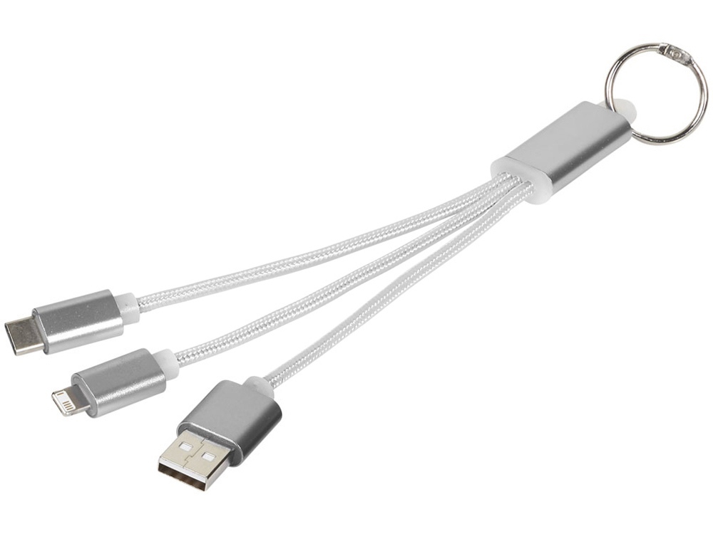 картинка Кабель для зарядки Metal 3-в-1 от магазина