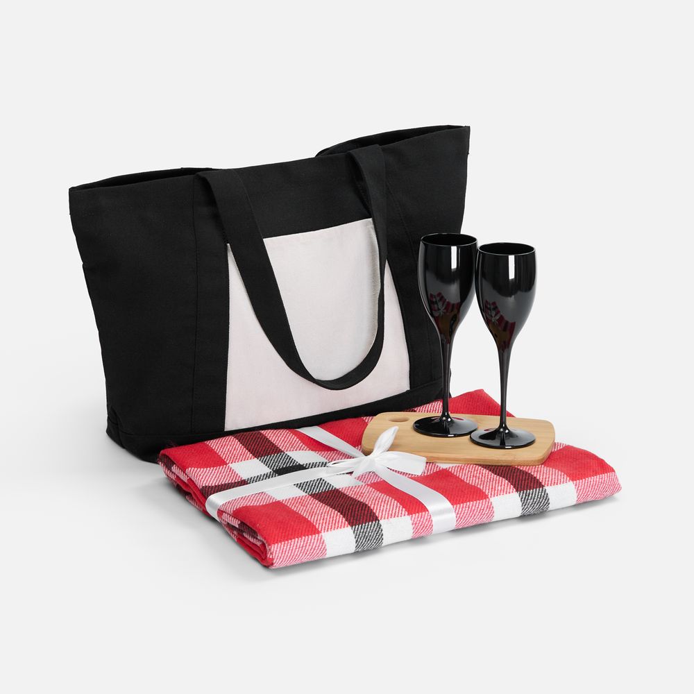 картинка Набор Festin с красным пледом от магазина