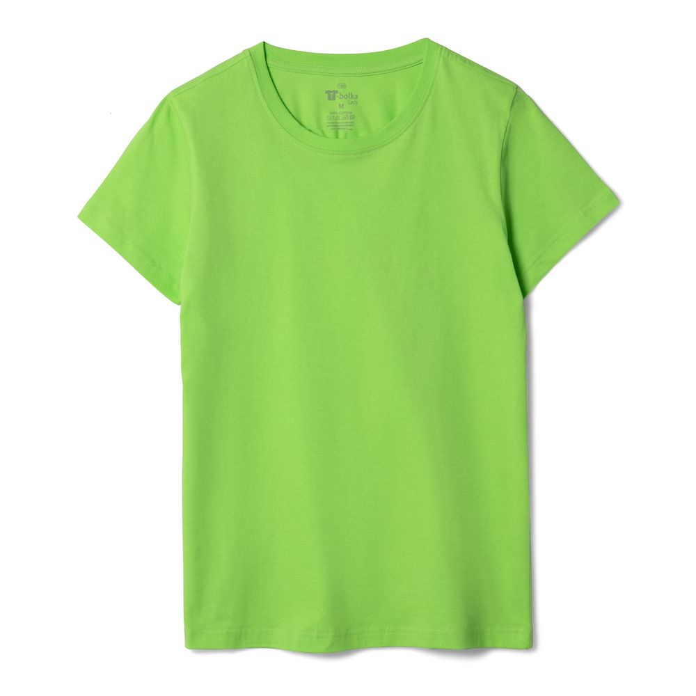 картинка Футболка женская T-bolka Lady, зеленое яблоко от магазина