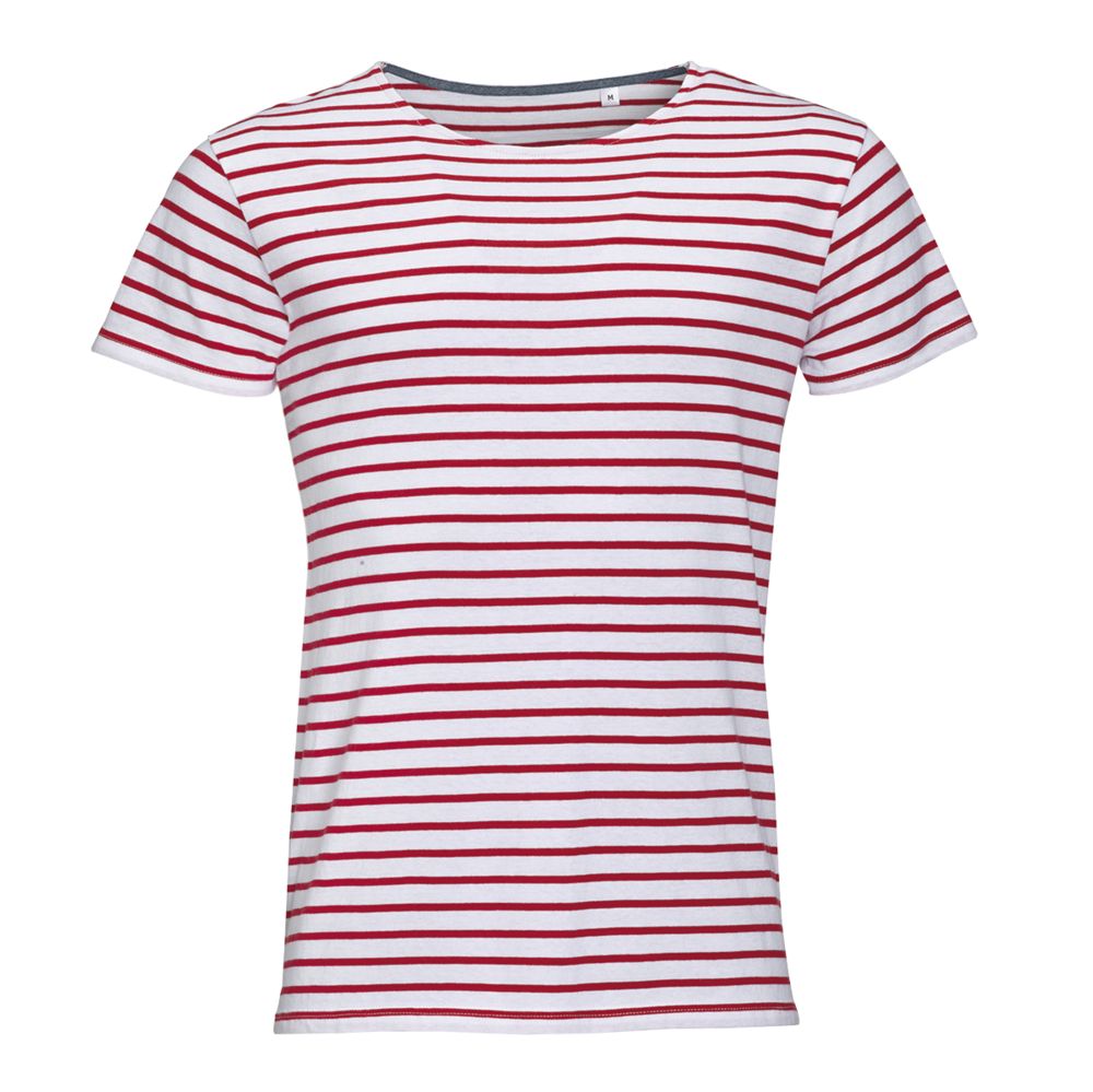 картинка Футболка Miles Men белая с красным от магазина