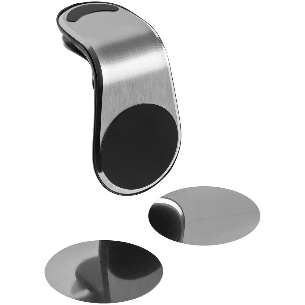 картинка Магнитный держатель для смартфонов Pinch, серебристый от магазина