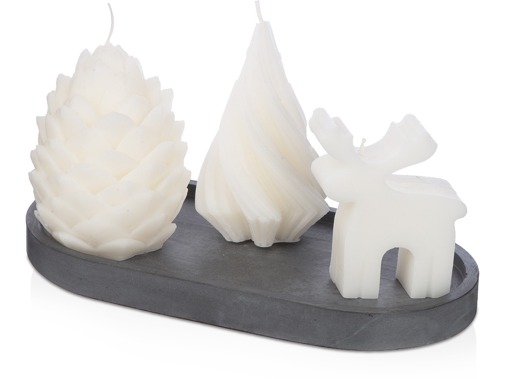 картинка Набор свечей на подставке New year от магазина