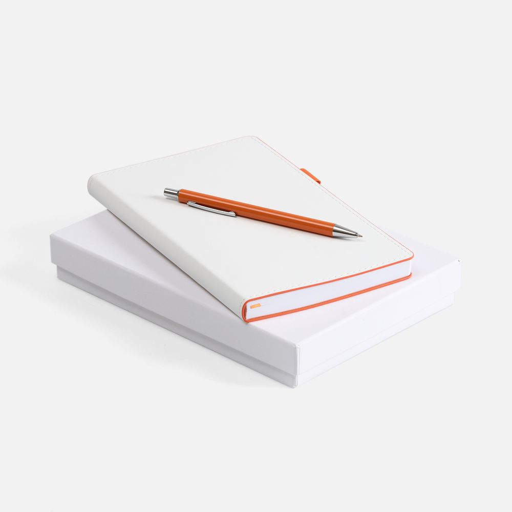 картинка Набор White Shall, бело-оранжевый от магазина