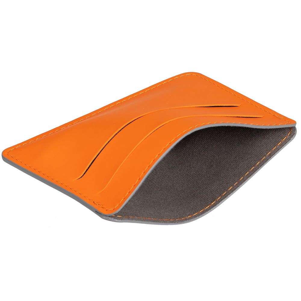 картинка Чехол для карточек Shall Simple, оранжевый от магазина