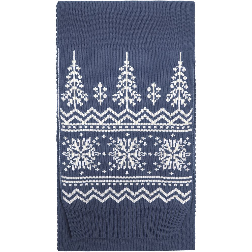 картинка Шарф Elnik, серый с молочно-белым от магазина