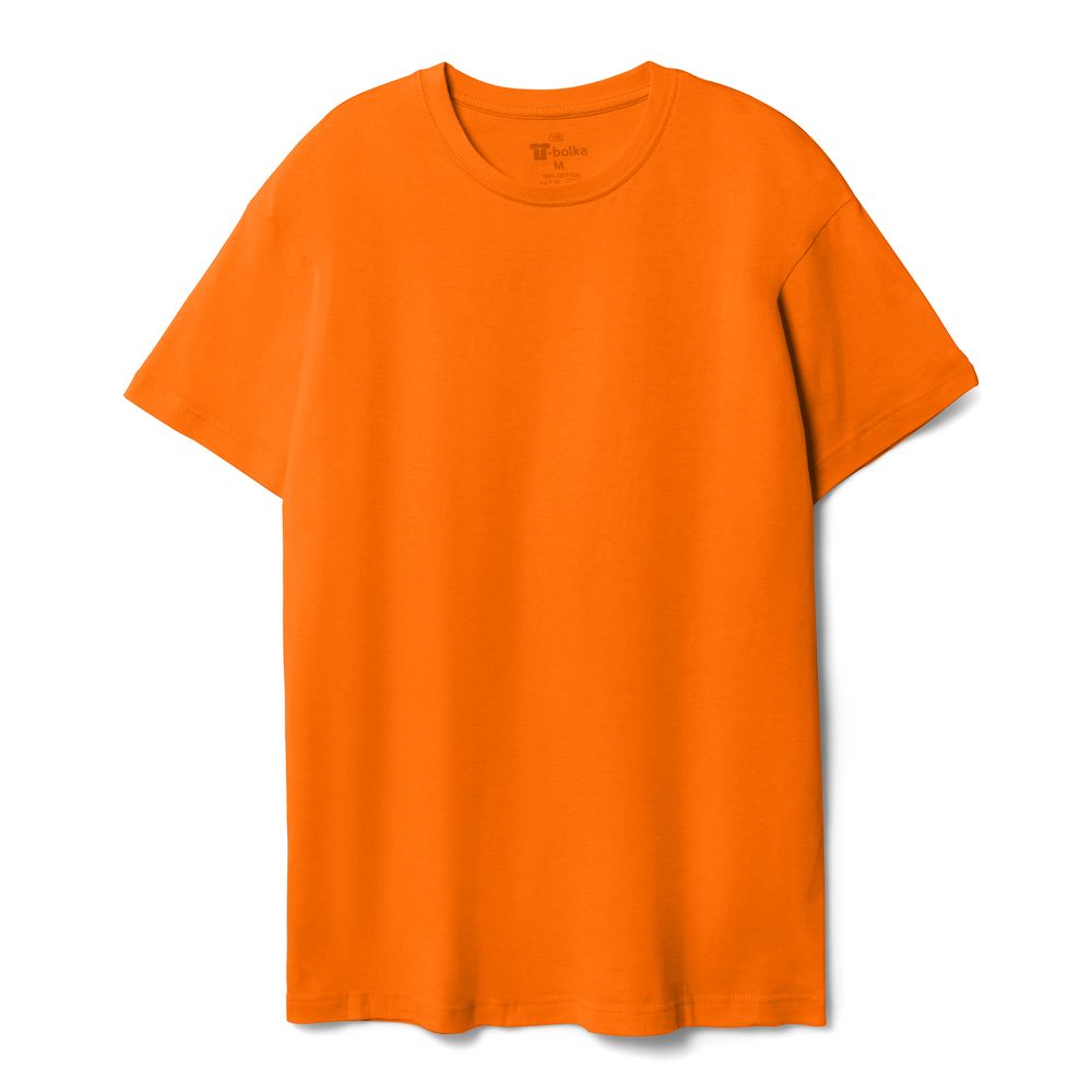 картинка Футболка унисекс T-bolka 140, оранжевая от магазина