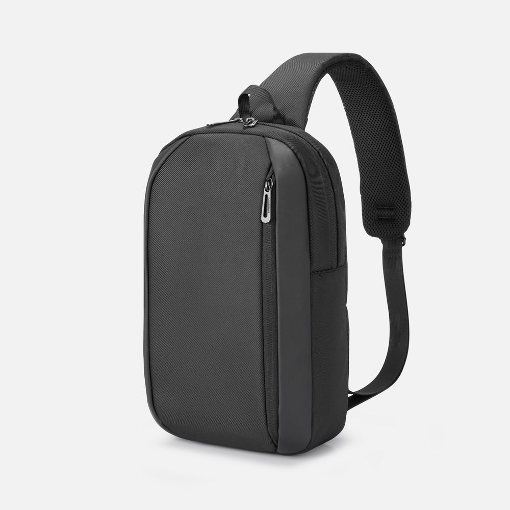 картинка Рюкзак на одно плечо Gravon, черный от магазина