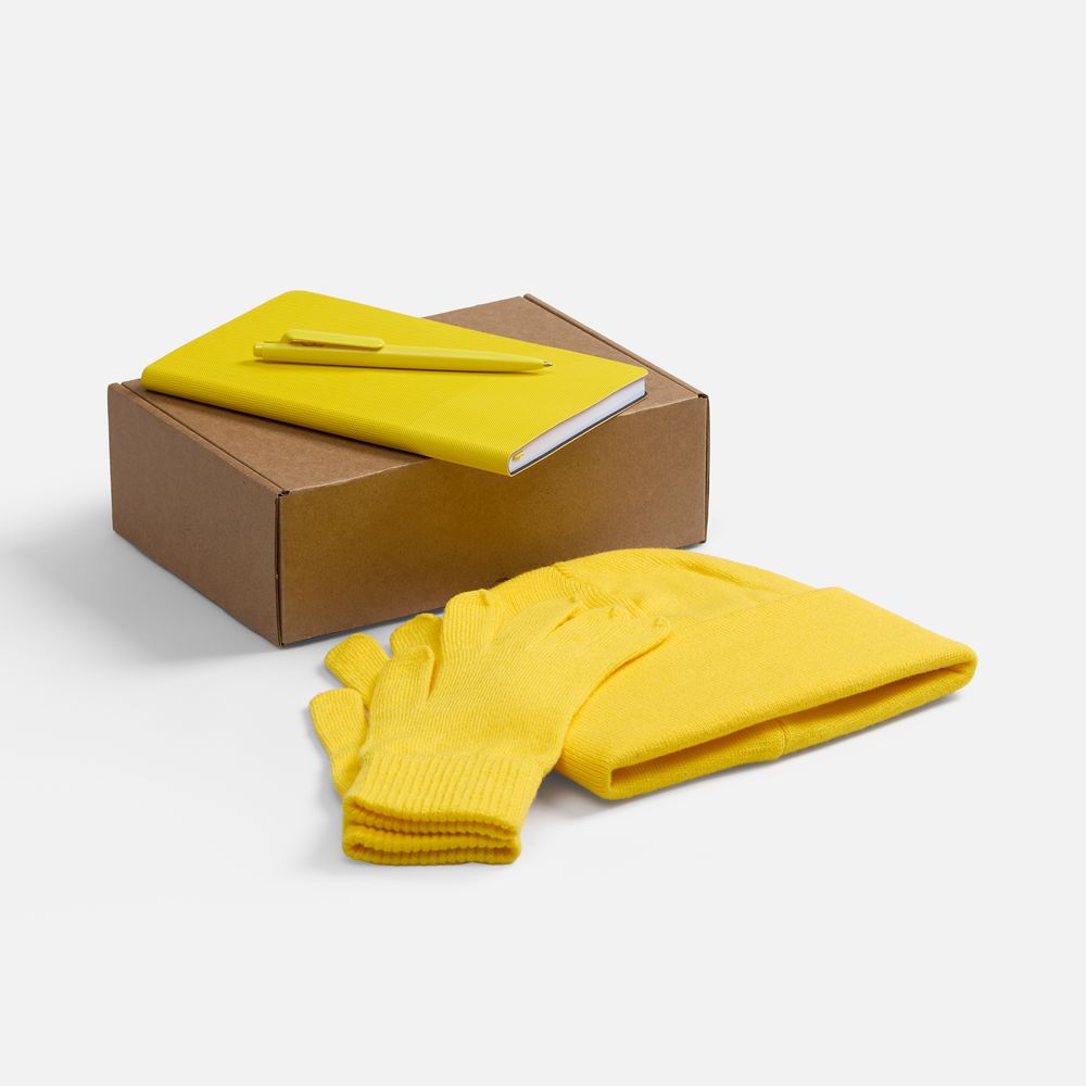 картинка Набор Knit Warm, желтый от магазина