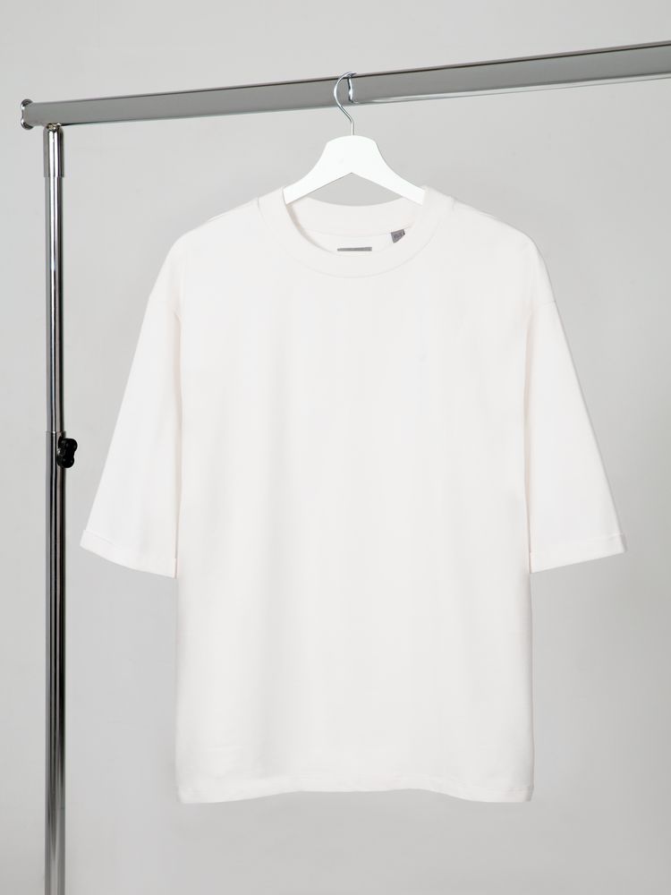 картинка Футболка оверсайз унисекс Kosmos 2.0, кремовая от магазина