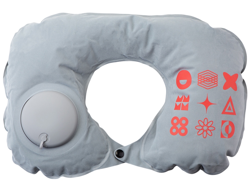 картинка Подушка для путешествия с помпой Push с термотрансфером от магазина