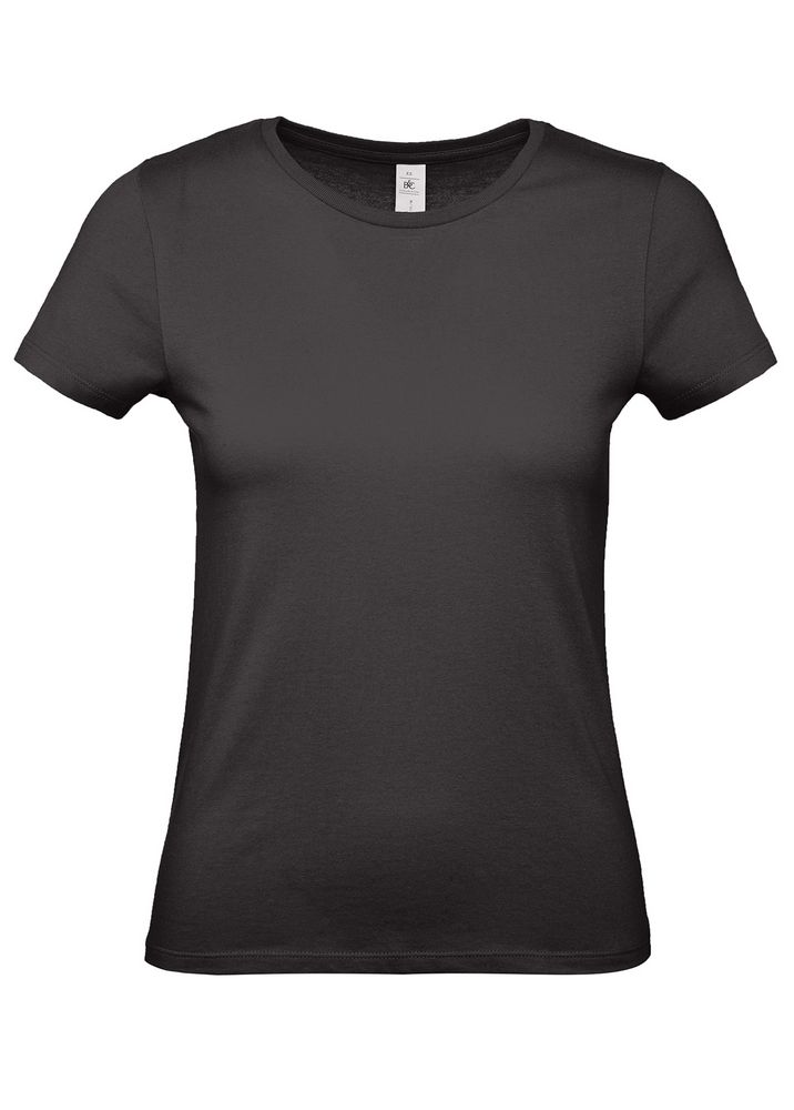 картинка Футболка женская E150, черная от магазина