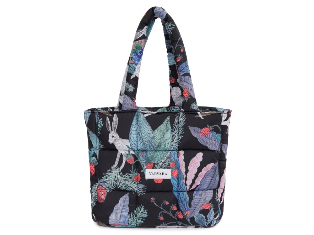 картинка Сумка стеганая Зайцы от магазина