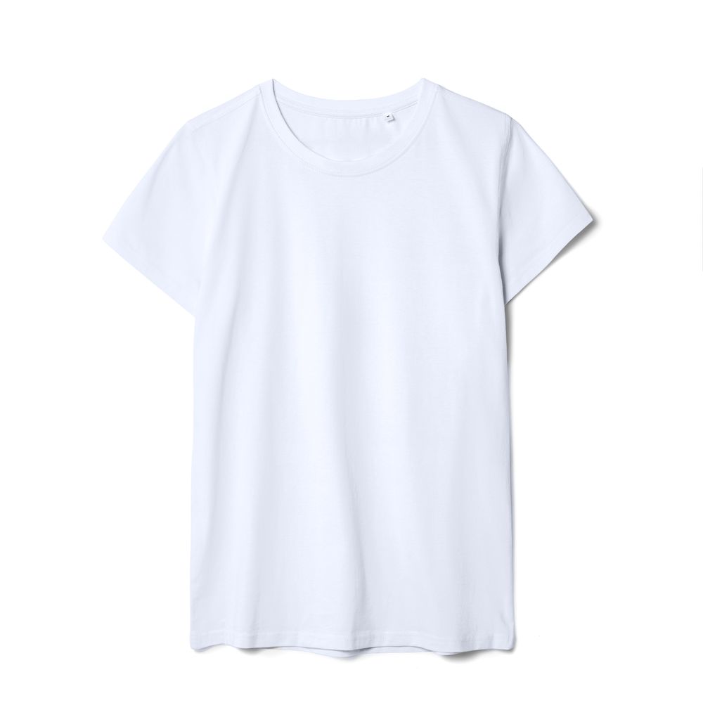 картинка Футболка женская T-bolka Stretch Lady, белая (холодный оттенок) от магазина
