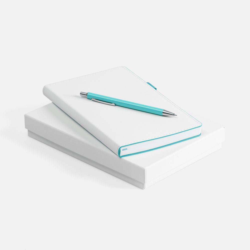 картинка Набор White Shall, бело-бирюзовый от магазина