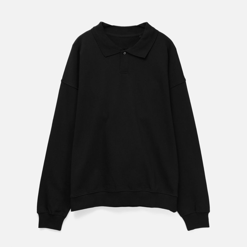 картинка Свитшот оверсайз унисекс S6, черный от магазина