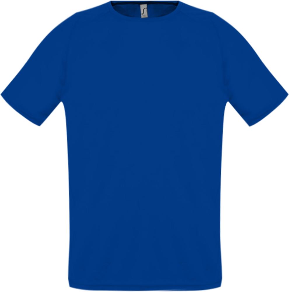 картинка Футболка унисекс Sporty 140, ярко-синяя от магазина