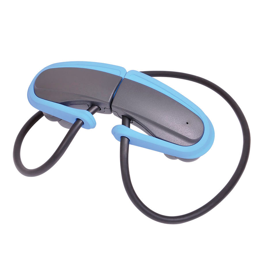 картинка Наушники bluetooth беспроводные "Sprinter", голубой, 15х16,5х5см, пластик от магазина