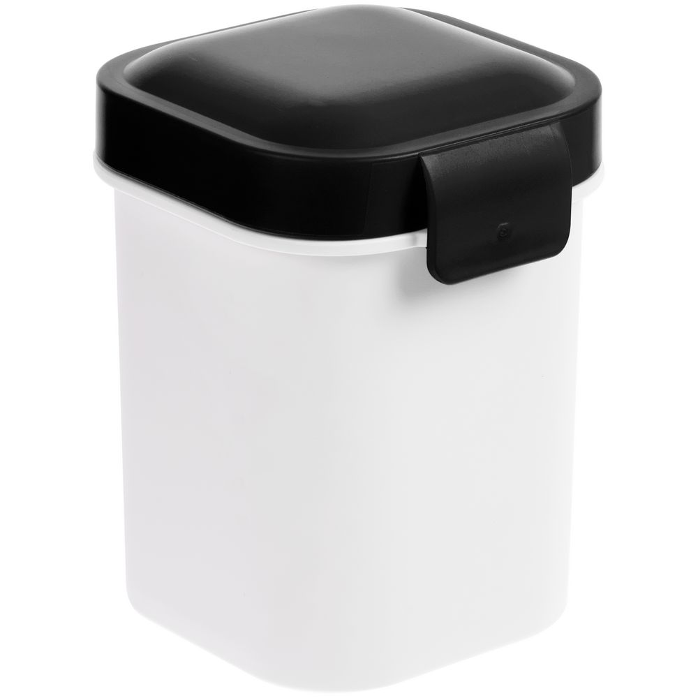 картинка Ланчбокс для снеков Lunch Crunch, белый с черным от магазина