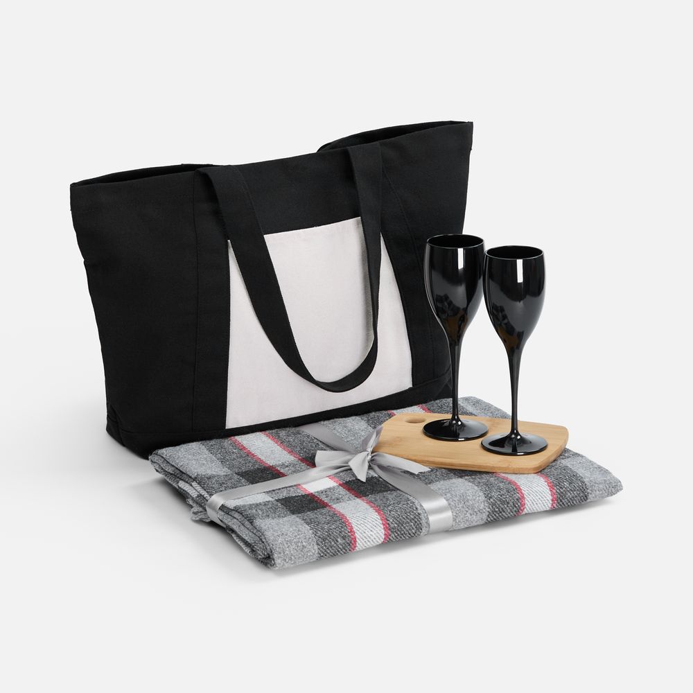 картинка Набор Festin с серым пледом от магазина