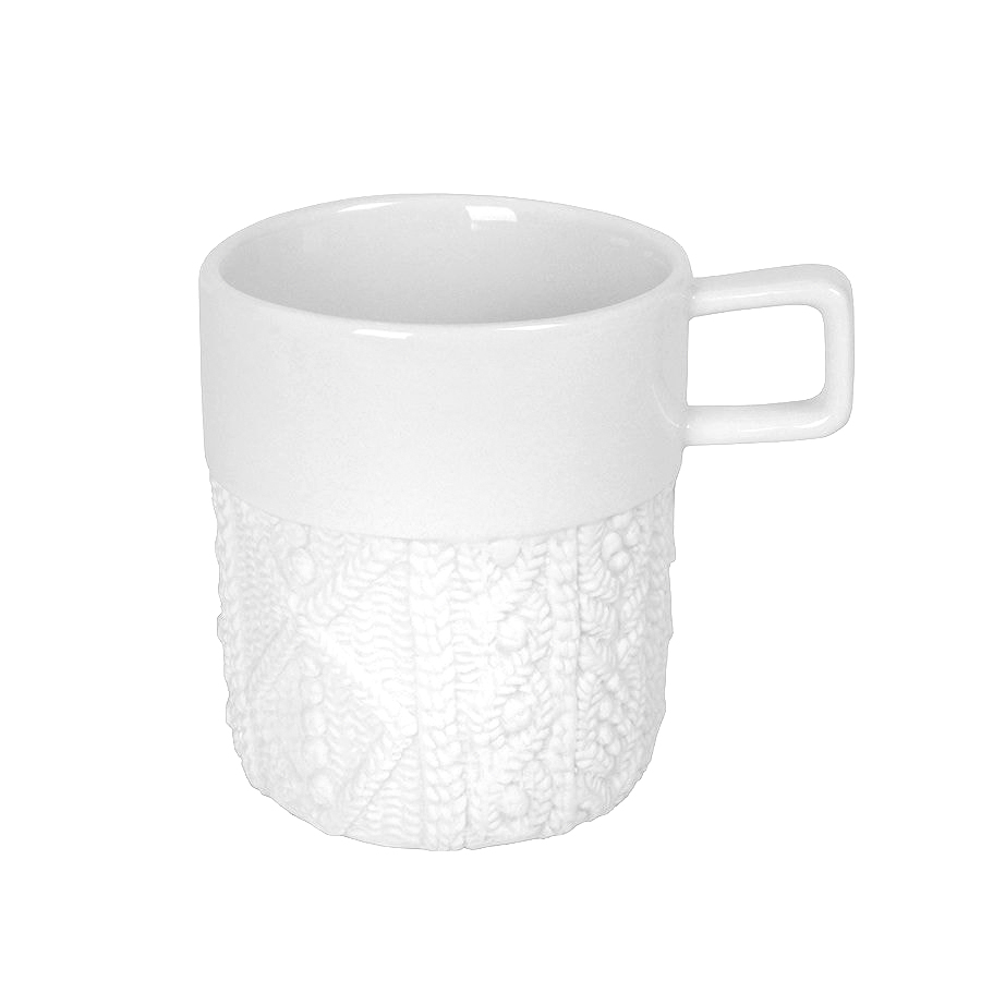 картинка Кружка "Knitted", 310мл, D=8,5см, фарфор; от магазина