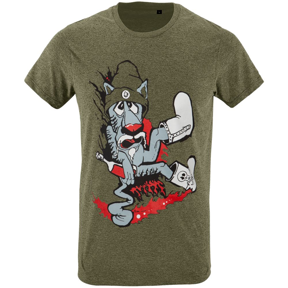 картинка Футболка мужская «Ну, накати!», хаки от магазина