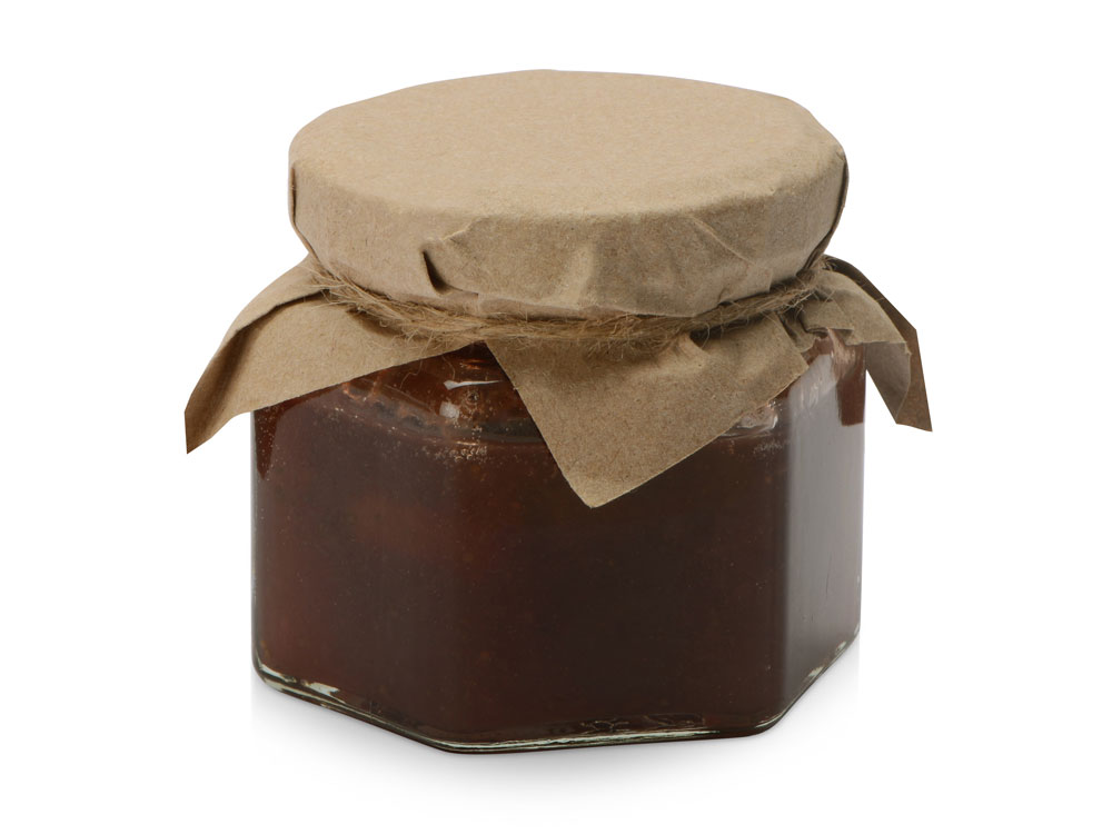 картинка Варенье из брусники в подарочной обертке от магазина