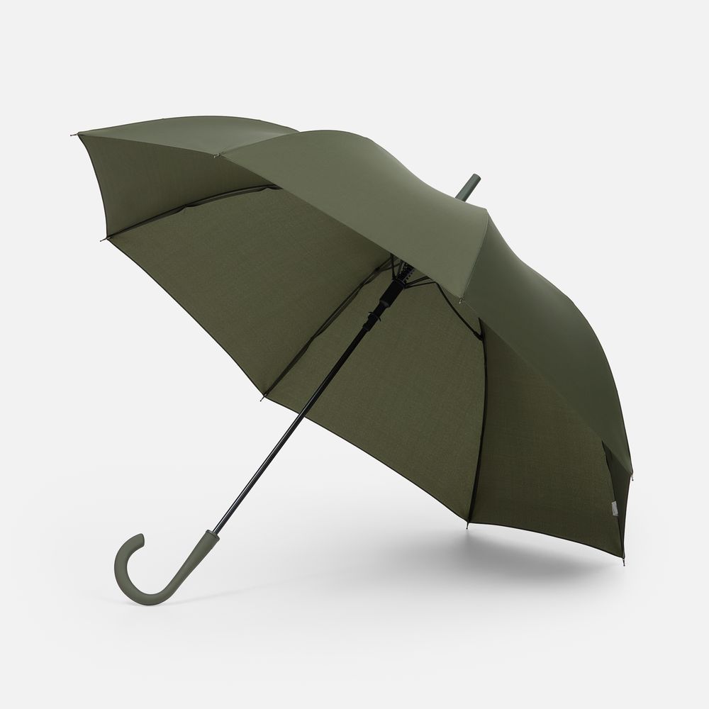 картинка Зонт-трость Nimbrella, зеленый (хаки) от магазина