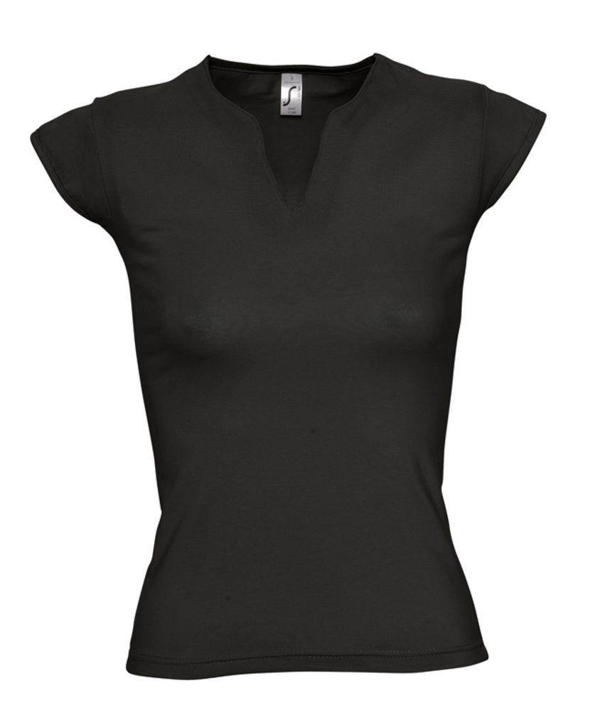 картинка Футболка женская Mint 170, черная от магазина