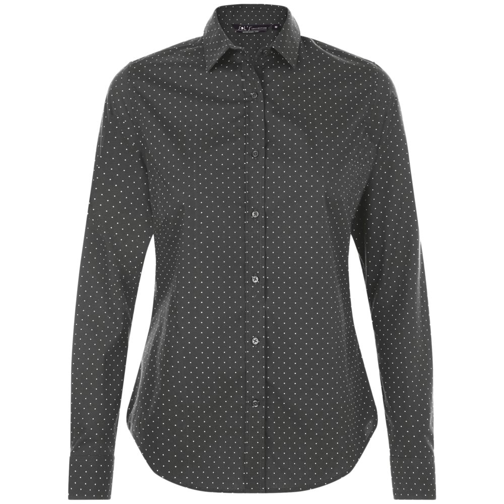 картинка Рубашка женская Becker Women, темно-серая с белым от магазина