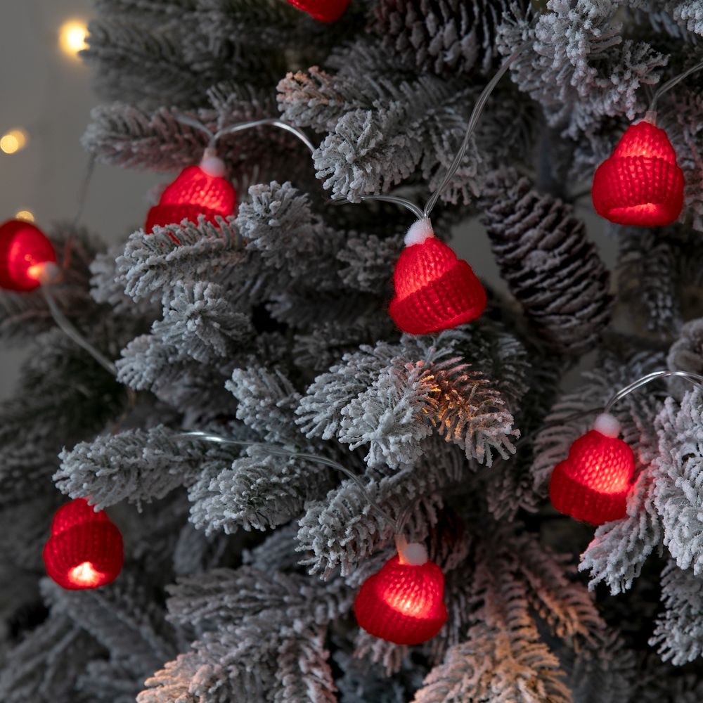 картинка Гирлянда Cosy Poms, красная от магазина