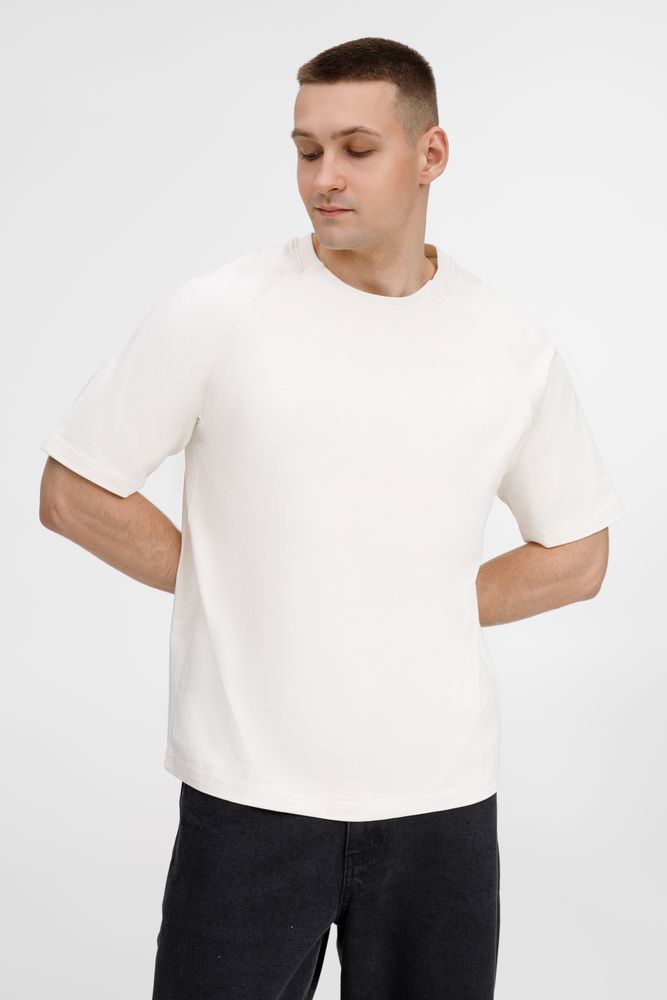 картинка Футболка оверсайз унисекс Avenu, молочно-белая от магазина