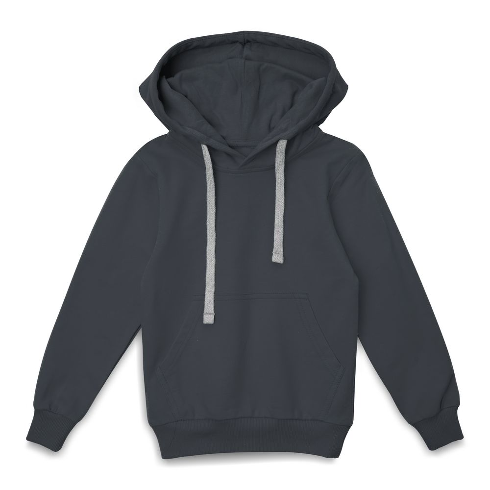 картинка Толстовка с капюшоном детская Kirenga Kids, темно-серая (графит) от магазина