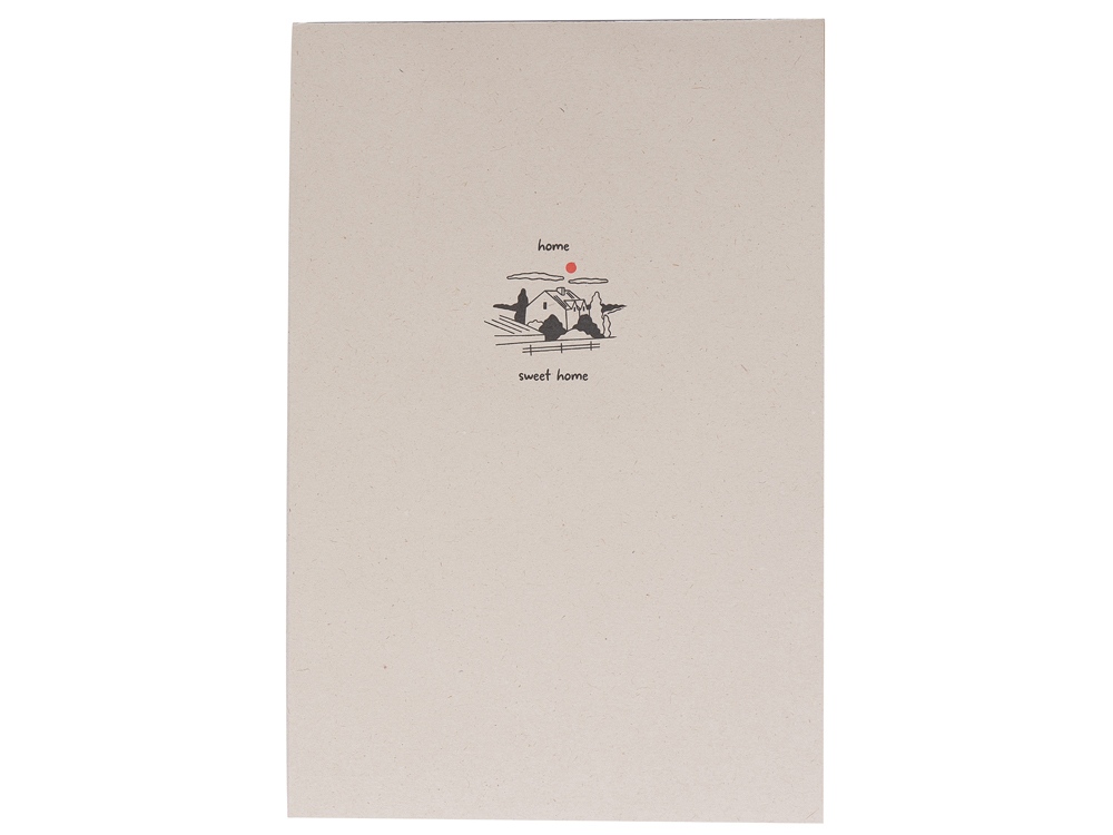 картинка Блокнот А5 из переработанного тростника Adiantum с тампопечатью от магазина