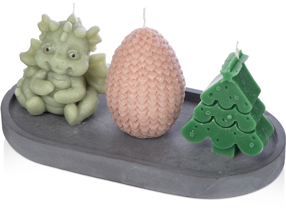 картинка Набор свечей на подставке Год дракона от магазина