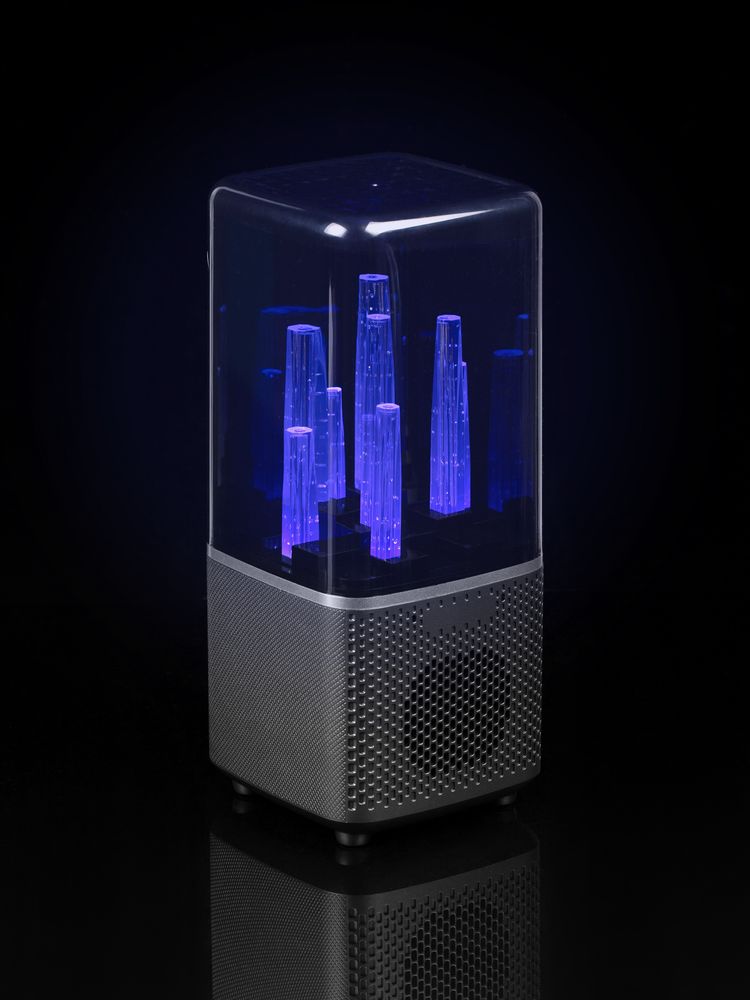 картинка Беспроводная колонка с подсветкой citySound, черная от магазина