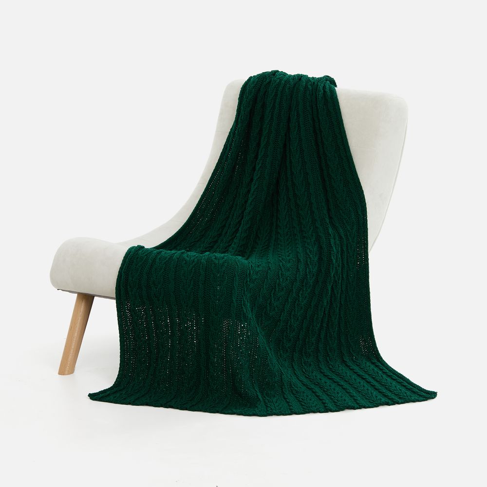 картинка Плед Eloisa, зеленый от магазина