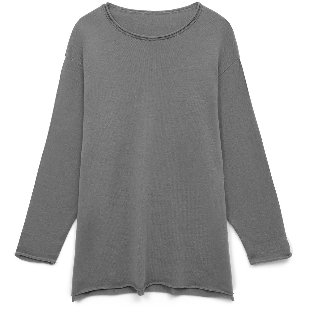 картинка Лонгслив унисекс Siluetti Fuori, серый от магазина