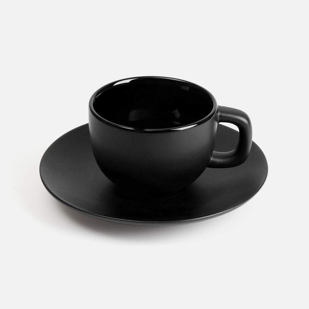 картинка Чайная пара Stansa, черная от магазина