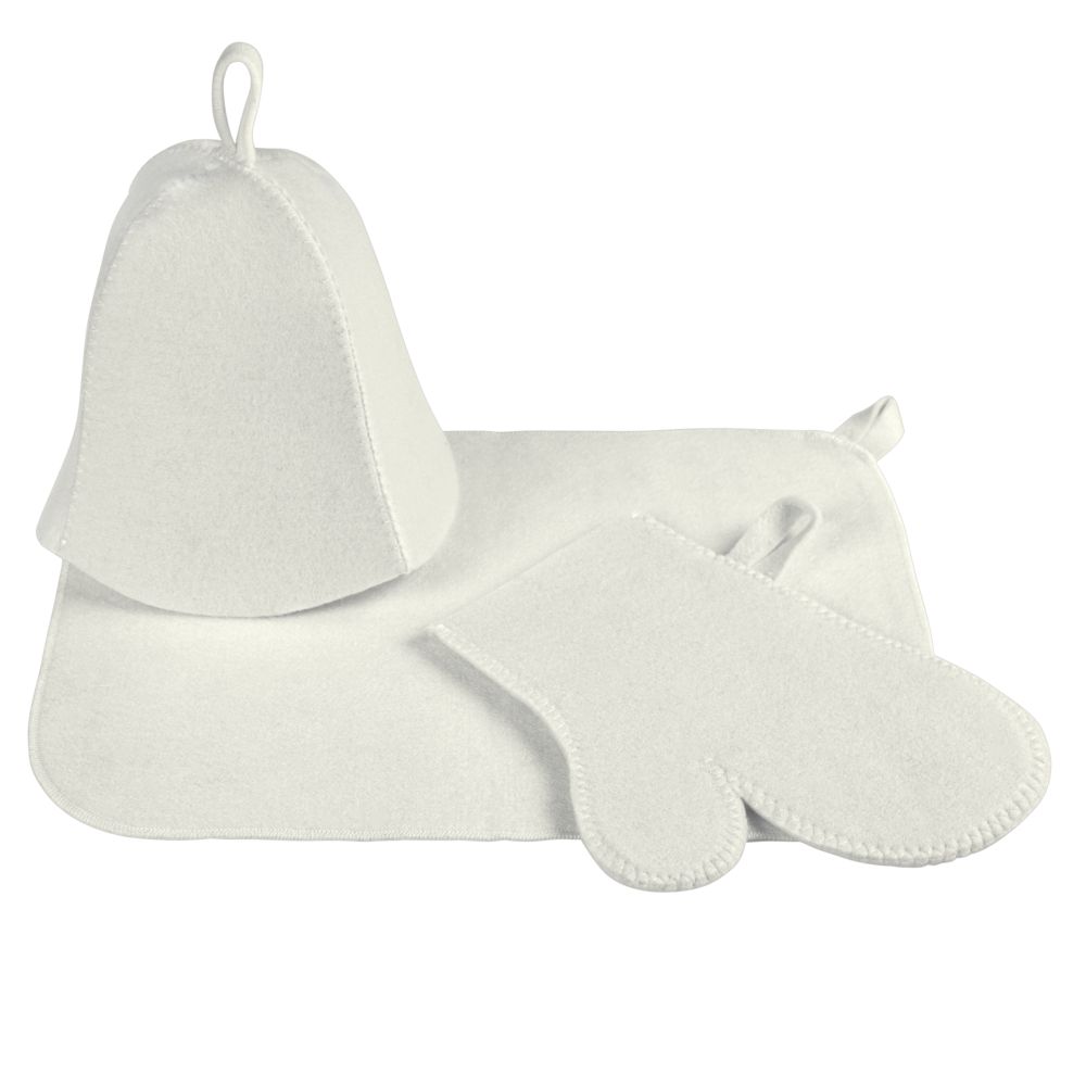 картинка Набор для бани «Парилка», белый от магазина